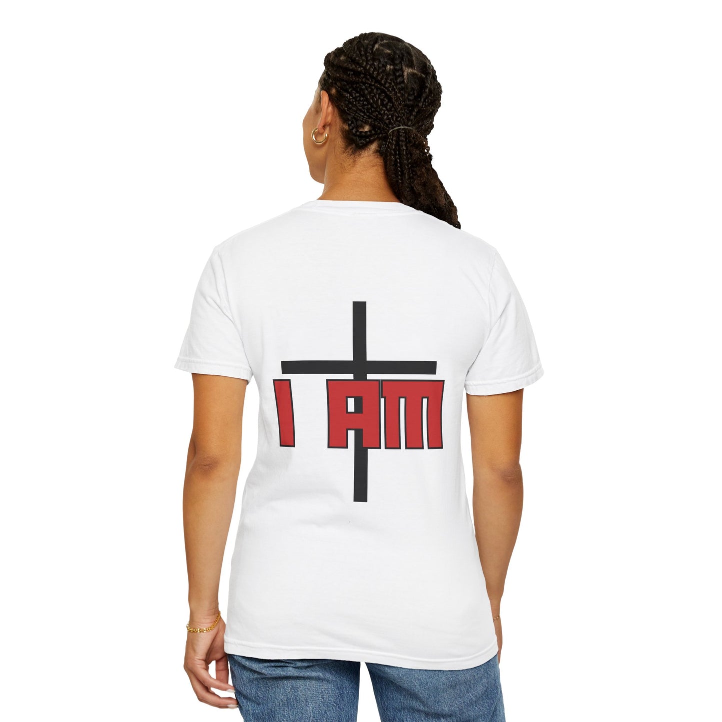 "I AM" Unisex T-shirt in White